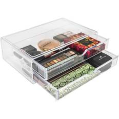 Casafield Large Acrylic Cosmetic Makeup Organizer Jewelry Drawer Storage Box Display Case