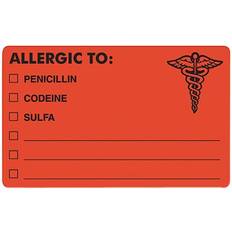 Tabbies 00488 Drug Allergy Medical Warning 2-1/2