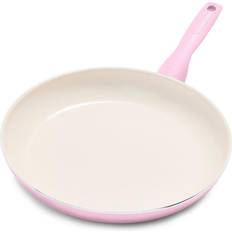 GreenPan Rio Healthy Ceramic Nonstick 12 Frying Pan Skillet - Pink