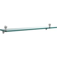 Glass Mixer Shelves Allied Brass Mambo 22-in Beveled Edges