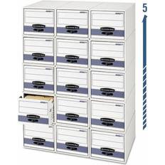 Blue Archiving Boxes Fellowes 302 Stor/Drawer Steel Plus Storage Box