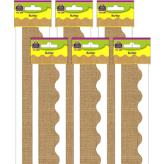 Wooden Blocks on sale Teacher Created Resources Burlap Scalloped Border Trim 35 Feet Per Pack 6 Packs