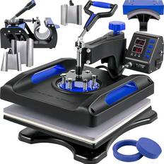 Hobby & Office Machines on sale VEVOR 8 in 1 Heat Press Machine 800W 15"x15"