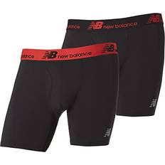 Polyester - Women Men's Underwear New Balance Dry Fresh Boxer 2-pack