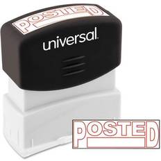 Shipping, Packing & Mailing Supplies Universal Message Stamp, Posted, Pre-Inked/Re-Inkable, Red