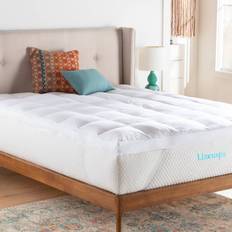 Linenspa Essentials 3" Down Alternative Fiber Mattress Cover White