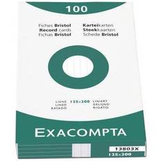 Exacompta Record Cards Ruled 200x125mm