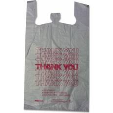Barnes Paper Company Thank You High-density Shopping Bags, 18" X 30" White, 500/carton BPC18830THYOU White