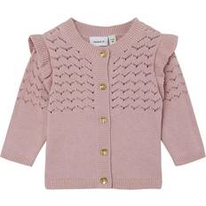 Pointelle Knitted Cardigan (13207073)