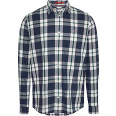 Tommy Jeans Mens Essential Check Shirt Twilight