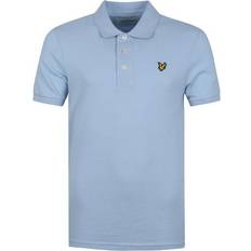 Lyle & Scott Plain Polo Shirt - Light Blue