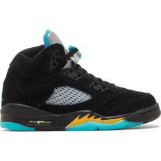 Sneakers Nike Air Jordan 5 Retro GS - Black/Taxi/Aquatone