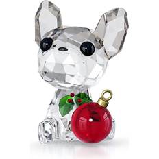 Swarovski Holiday Cheers French Bulldog Christmas Tree Ornament 1.5"