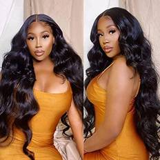 RESHOWBEAUTY Lace Front Wigs Human Hair Straight Human Hair 13x4