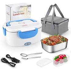 Zone Tech Portable Heated Lunch Box Electric Insulated Travel Camping Stove  Oven