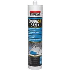 Soudal Byggematerialer Soudal San X sanitets silicone Ral 9016 3.. 1st