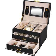 Smykker Northix Large Jewelery Box - Black