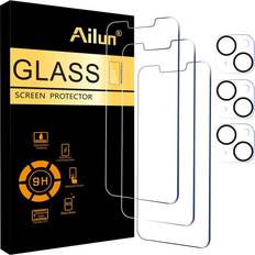 Ailun Case Friendly Screen Protector + Camera Lens Protector for iPhone 14 Plus 3-Pack