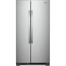 Fridge Freezers Whirlpool 21.7-cu ft Side-by-Side Stainless Steel