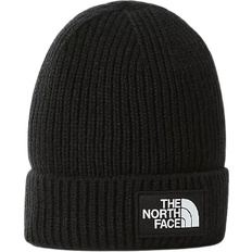 Brown Headgear The North Face Logo Box Cuffed Beanie