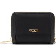 Tumi Voyageur Trifold Zip-Around Wallet - Black/Gold