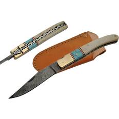 Rite Edge Large Stockman Black Folding Knife - J&L Self Defense Products