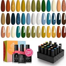 Beetles Christmas Gel Nail Polish Kit Glamping Trip 23-pack