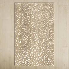 Bosphorus Coraline Leopard Printed Grey Rug