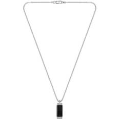 Hugo Boss Bennett Necklace - Silver/Black