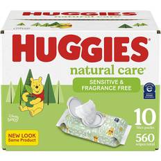 Huggies Natural Care Sensitive Unscented Baby Wipes 10x56pcs