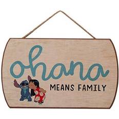 Open Road Brands Wall Decor Open Road Brands Ohana Means Family Wall Decor 9.5x5.8"