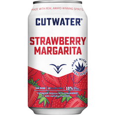 Soda Pop Cutwater Tequila Strawberry Margarita 4Pack Cans