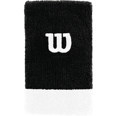 Weiß Schweißband Wilson Extra Wide W Wristband