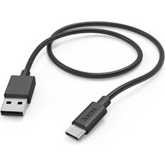 Kabel Hama Charging Cable USB-A to USB-C Black 1.0m