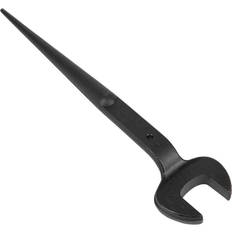 Klein Tools Spud Handle Open Wrench: End Head, Ended - Steel, Finish #3214TT