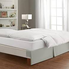 Bed Maker's Lift Your Mattress Classic Valance Sheet Silver (203.2x)