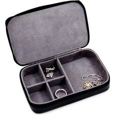 Men Jewelry Boxes Bey-Berk Multi Compartment Jewelry Box