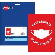 Avery Workplace Signs Avery Mask Required Beyond This Point Preprinted Surface Safe