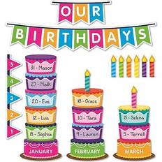 Toy Boards & Screens Scholastic Class Birthday Graph Bulletin Board Set, 70/Set (SC-834488) Quill