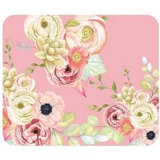 Mouse Pads Essentials Prints Series Flower Garden Mouse Pad, Pink/Green OP-MH2-Z034C