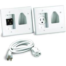 Prime 4-Outlet Wall Tap with Corded Remote Switch PBFSTAP