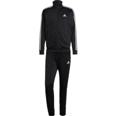 XL Jumpsuits & Overaller adidas Men Sportswear Basic 3-Stripes Tricot Tracksuit - Black