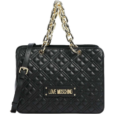 Love Moschino Quilted Handbag; Borsa Napa Pu Trapuntata Nero; Dust Bag; New  W/T