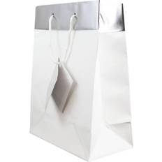 Jam Paper Gift Bags Medium with Rope Handles 8x10x4" 24pcs