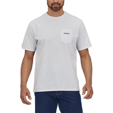 Patagonia Line Logo Ridge Pocket Responsibili Tee - White