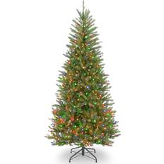 Interior Details National Tree Company 6.5ft Pre-Lit Artificial Slim Christmas Tree 78"