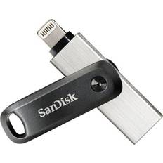 SanDisk 128 GB USB Flash Drives SanDisk iXpand Flash Drive Go 128GB USB 3.0/Apple Lightning