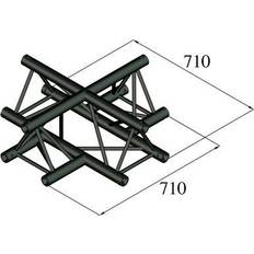 Lautsprecherständer AluTruss TRILOCK S-PAC-41 4-Way Cross TILBUD