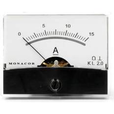 Båt- & Bilstereos Monacor Panelmeter PM-2/15A TILBUD