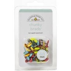 Crafts on sale Doodlebug Bon Appetit 48 pk Chunky Brads